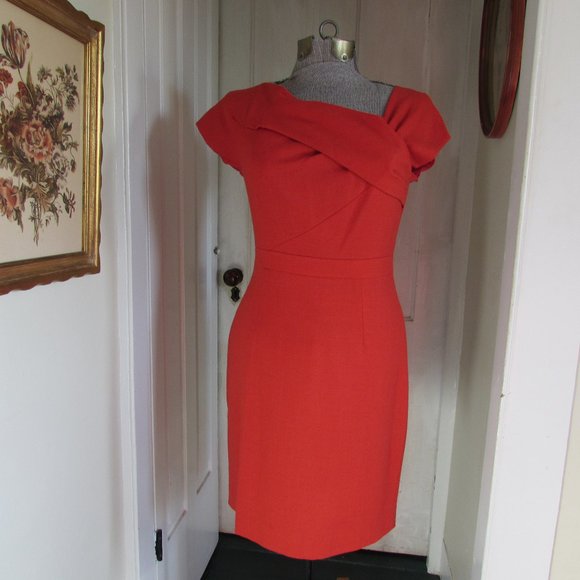 J. CREW Red Dress - Picture 1 of 7